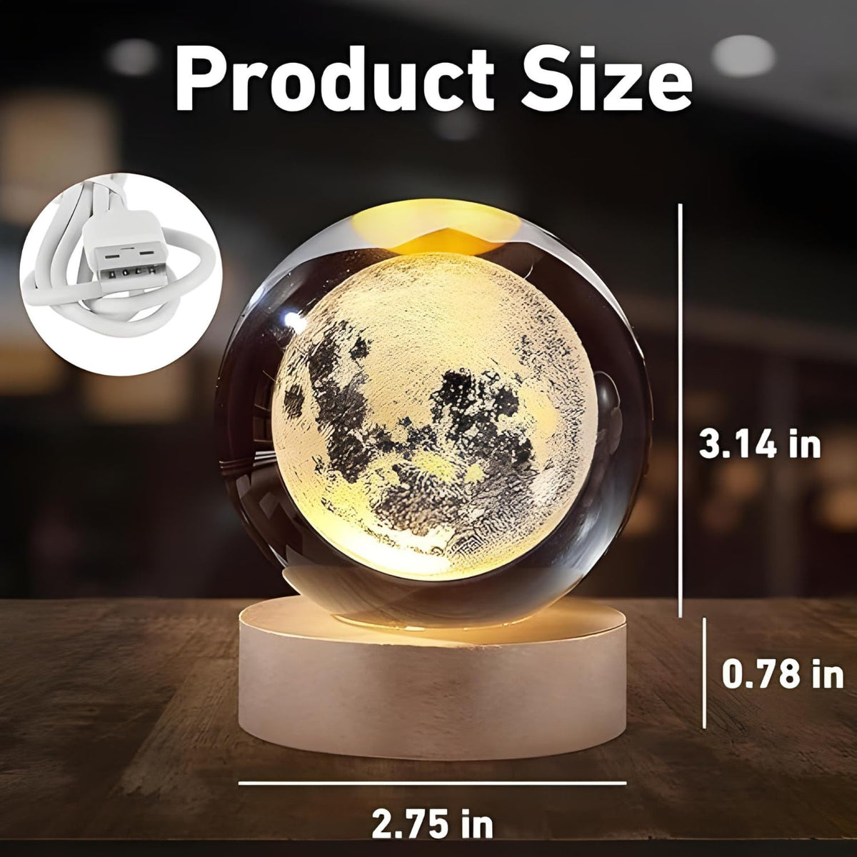 Moon Lamp For Decoration