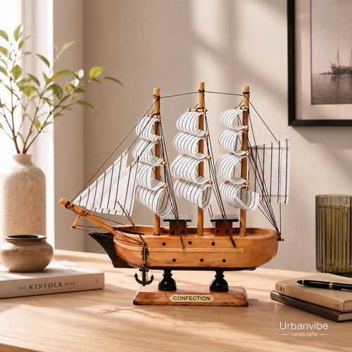 Collectible wooden showpiece for room decoration