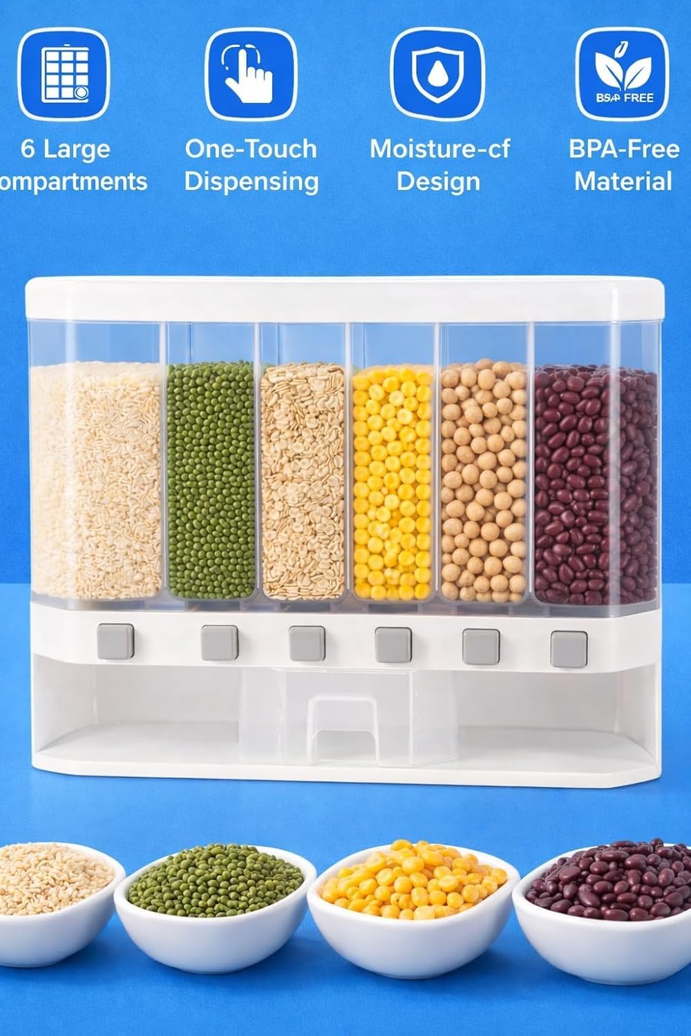 Grain Dispenser For Kitchen